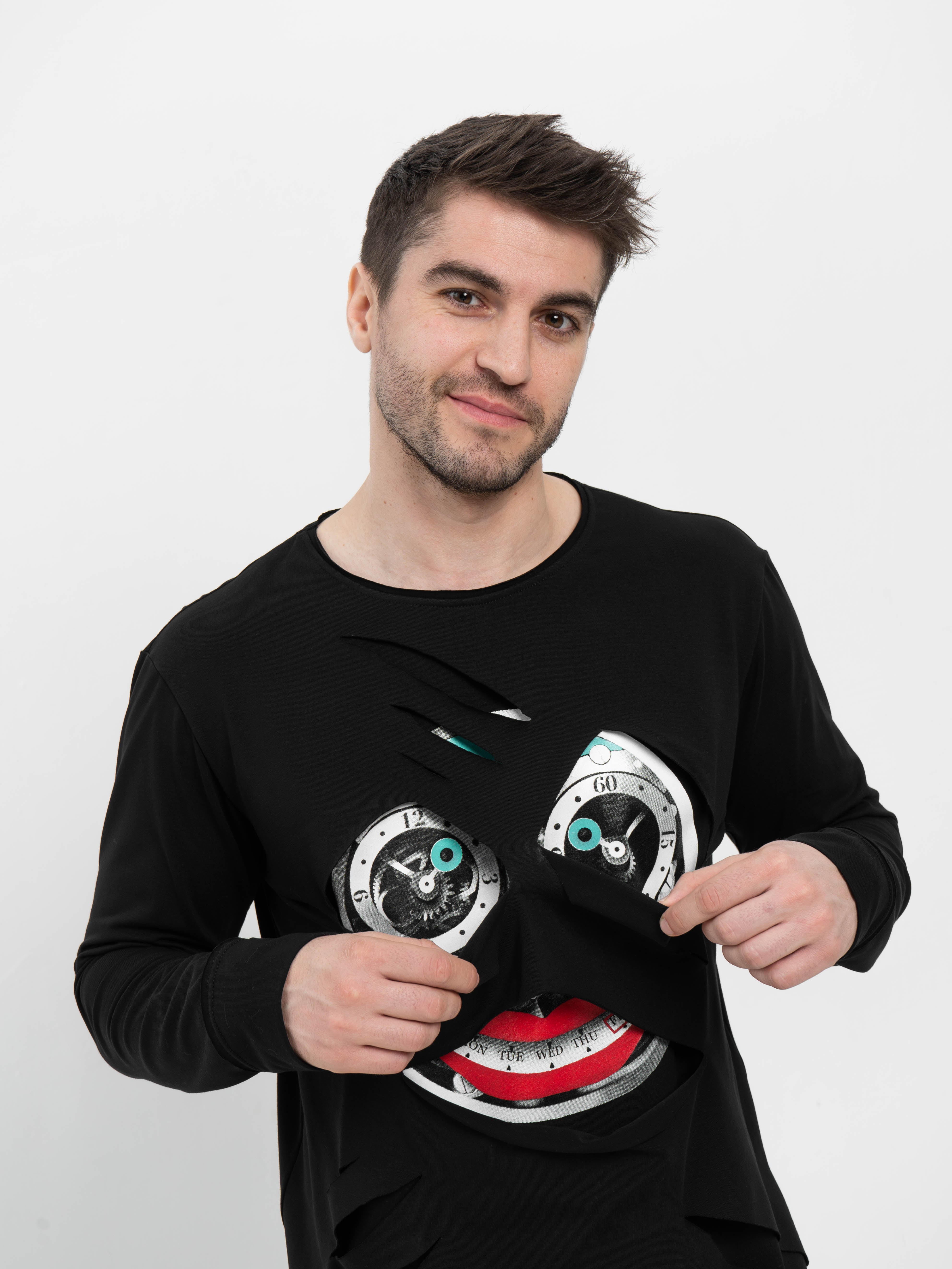 Long-sleeved T-shirt "Joker Skeleton"